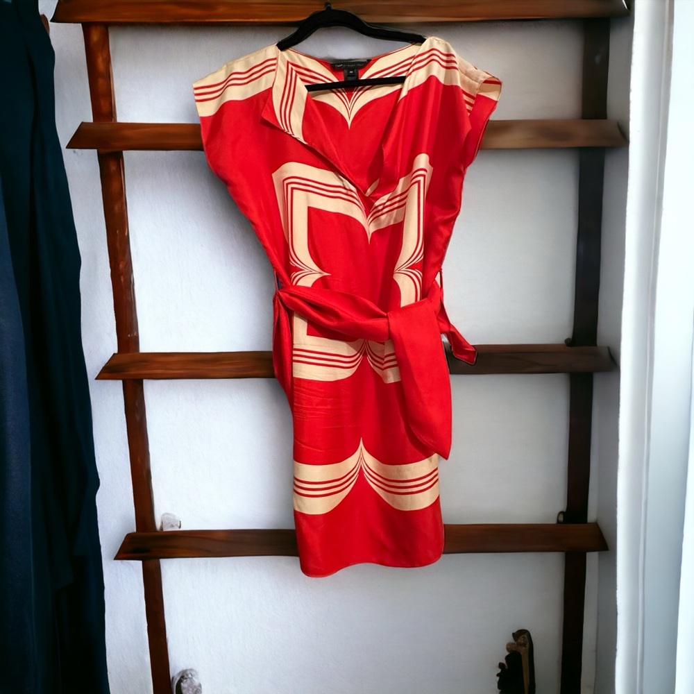 Vintage Marc by Marc Jacobs Red Silk Dress